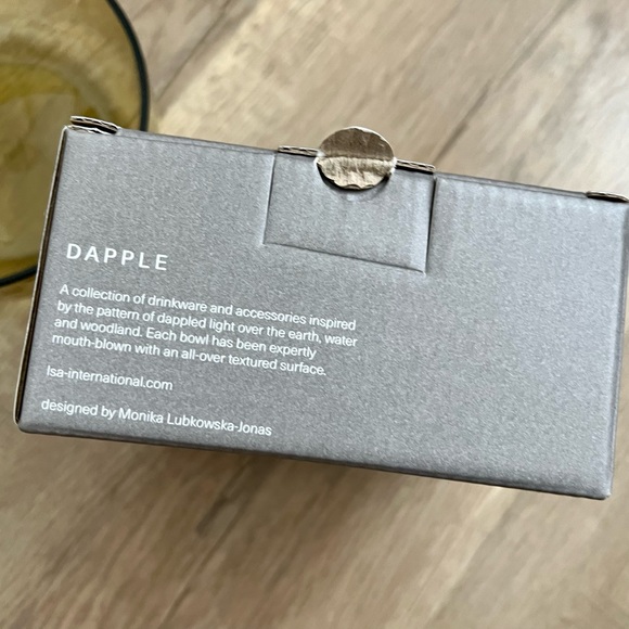 LSA Dapple Bowl‎ Woodland Green handmade size 4.75” x 2.25” NIB - Picture 4 of 5